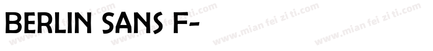Berlin Sans F字体转换
